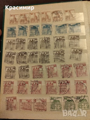 Пощенски марки Германия Замъци., снимка 12 - Филателия - 51207611