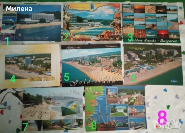 Поздравителни и туристически картички, снимка 2 - Други - 54283219