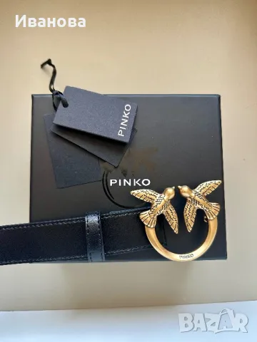 Чисто нова Чанта и колан Pinko Love Mini Icon в черен цвят, снимка 9 - Чанти - 47758810