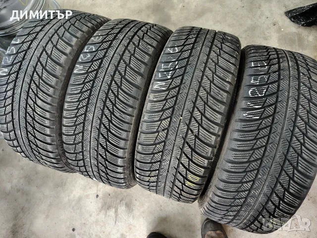 4бр.зимни гуми BRIDGESTONE 225 45 18 DOT22 цена за брой, снимка 2 - Гуми и джанти - 55791500