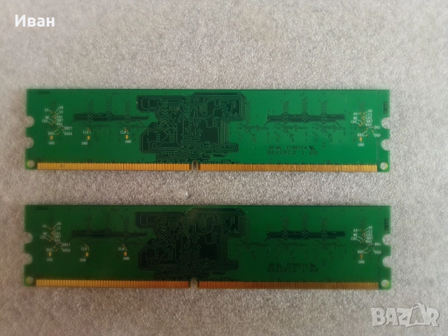 DDR2 2x512 800 - 10 лв., снимка 2 - RAM памет - 51792020