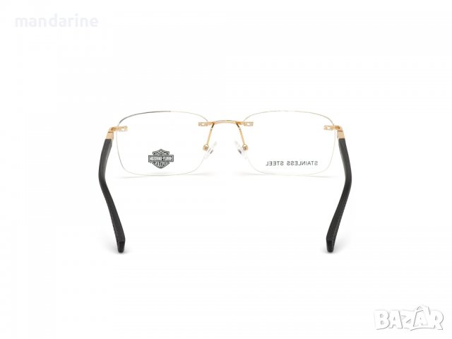 HARLEY DAVIDSON 🍊 Мъжки рамки за очила / Без Рамка "GOLD & BLACK" нови с кутия, снимка 5 - Слънчеви и диоптрични очила - 40015687