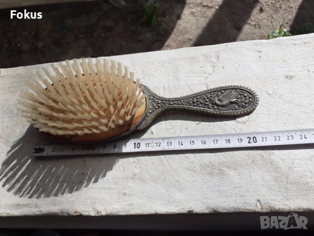 Стара антикварна четка за дрехи бронз, снимка 7 - Антикварни и старинни предмети - 54282404