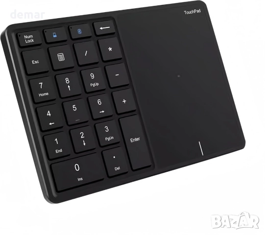 Безжична цифрова клавиатура LICAEVEY, 22 клавиша с тъчпад, Bluetooth