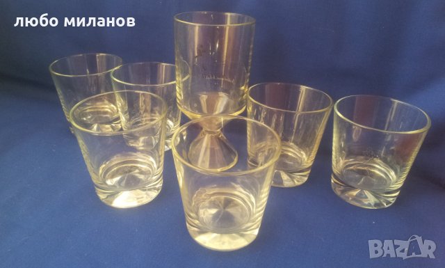 Комплект за уиски 6 чаши и ледарка Джони уокър JOHNNIE WALKER