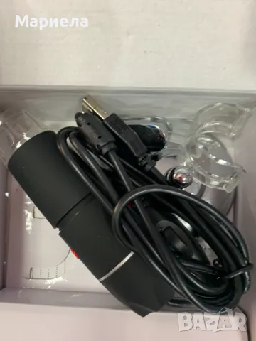 Микроскоп с увеличение от 40 до 1000 / Цифров Микроскоп / 8 LED, снимка 3 - Друга електроника - 47337205