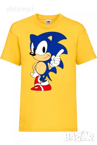 Детска тениска Sonic 006,Соник,Игра,Изненада,Подарък,Празник,Повод, снимка 3 - Детски тениски и потници - 37435244