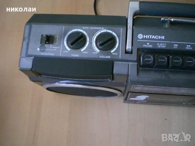 HITACHI касетофон радиокасетофон оригинален, снимка 4 - Други инструменти - 53112043