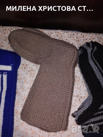 Чорапи зимни плетени 3/4 и къси 0896821326 еконт продажба, снимка 3 - Мъжки чорапи - 52203494