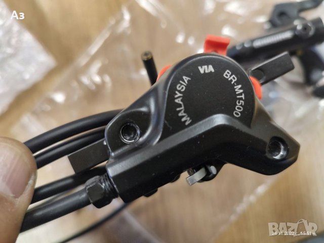 Нова задна спирачка Шимано BL-MТ501/BR-MT500 J kit, снимка 3 - Части за велосипеди - 38806356