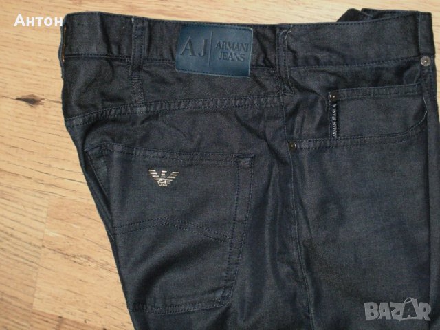 ARMANI JEANS оригинални мъжки тънки дънки 36(38-34), снимка 10 - Дънки - 40008376