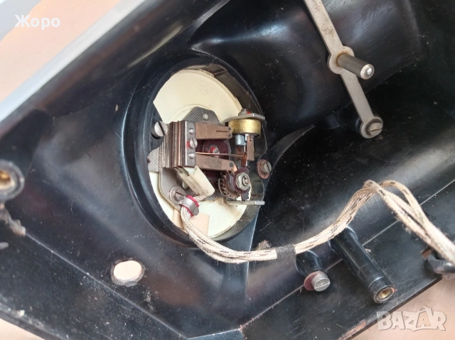 старинен бакелитов здрав телефон с шайба Гемания 30те, снимка 7 - Друга електроника - 51858726