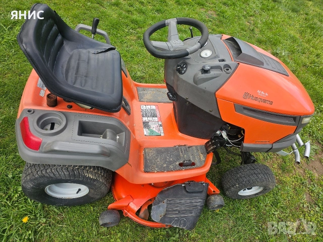 ТРАКТОРНА КОСАЧКА HUSQVARNA 21.КОНЯ. ПЕРФЕКТНА , снимка 9 - Градинска техника - 54295792