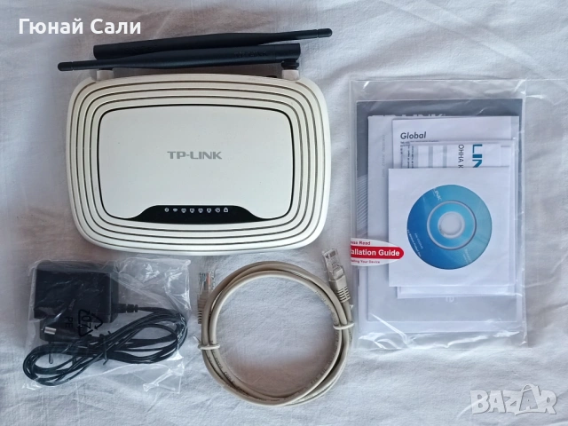 Рутер TP-Link TL-WR841N, снимка 2 - Рутери - 53880790