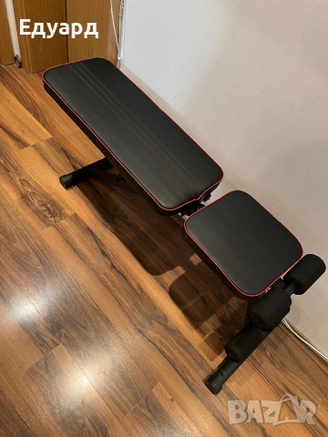 Мултифункционална Сгъваема Пейка / Лежанка за Тренировки, снимка 2 - Фитнес уреди - 53161753