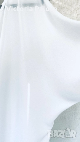 Италианска бяла блуза- туника, снимка 4 - Туники - 52714790