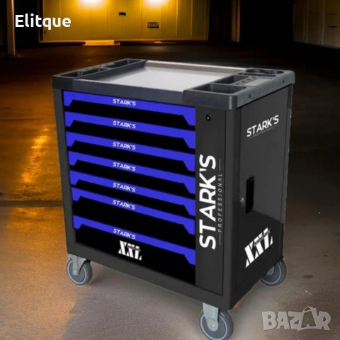 Професионална количка с инструменти 258 части – пълен набор за автосервизи и майстори, снимка 6 - Други инструменти - 53339223