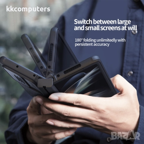 Samsung Galaxy Z Fold4 5G Удароустойчив NILLKIN CamShield Калъф и Протектор, снимка 3 - Калъфи, кейсове - 52807164