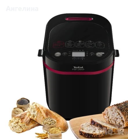 Хлебопекарна, Tefal PF220838, Pain Plaisir, Breadmaker, 1 kg, 17 programs, black, снимка 7 - Хлебопекарни - 51243690