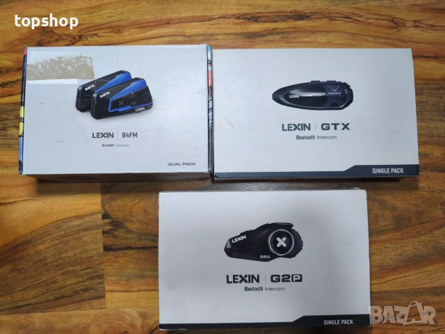 ЧИСТО НОВ LEXIN B4FM Bluetooth интерком / слушалка за каска 10 водача, IP67, шумопотискане, радио, снимка 13 - Аксесоари и консумативи - 51636409