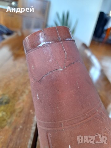 Стара керамична ваза, снимка 3 - Декорация за дома - 44149201