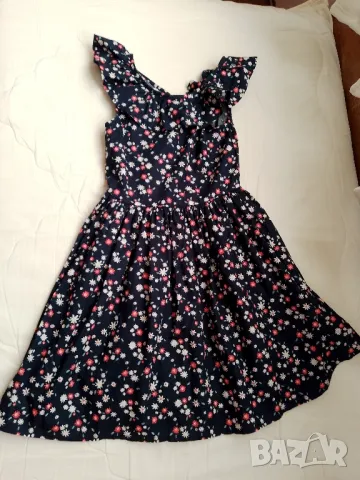 Детска памучна рокля за момиченце, 9-10 годишно, ръст 138-143