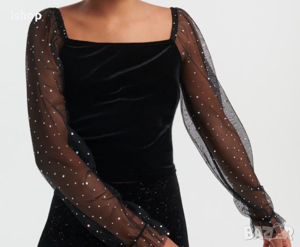 Блуза с буфан ръкави, снимка 3 - Блузи с дълъг ръкав и пуловери - 42571176