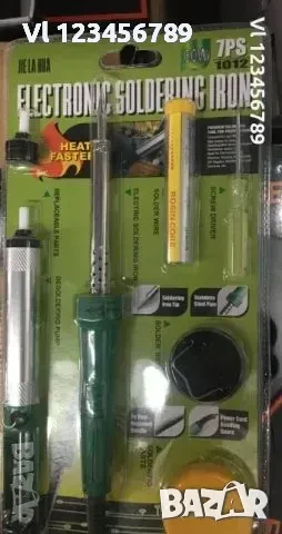 Поялник 60Вт с помпа, 7 в 1