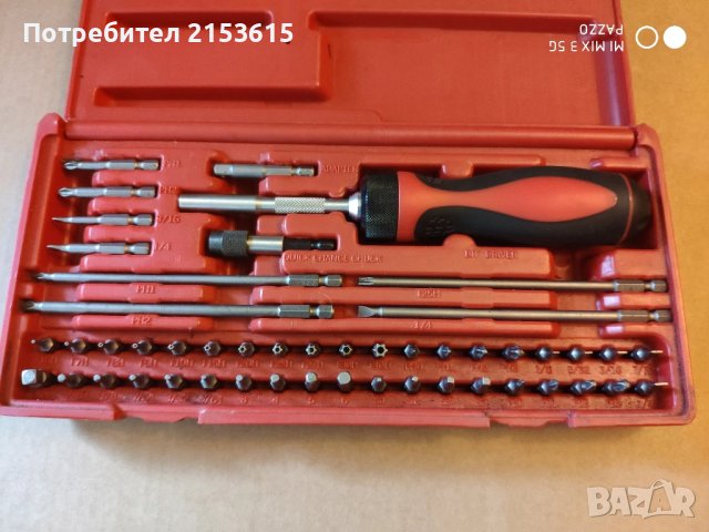 Mac Tools 49 части качествени отвертка тресчотка с битове накрайници, снимка 2 - Отвертки - 51127750