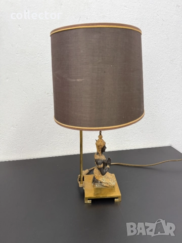 Тайландска бронзова лампа Тепаном - Thepanom №7770, снимка 5 - Антикварни и старинни предмети - 52839283