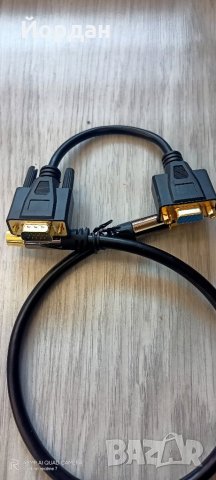 Kabeldirekt Pro series коаксиален кабел за антена мъжки към женски и VGA м-ж , снимка 2 - Приемници и антени - 32037490