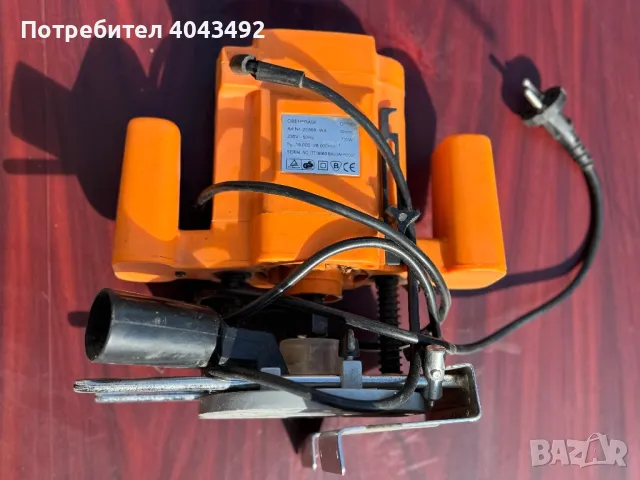 Немска оригинална оберфреза T.I.P. 700 W - професионална - с водач линеал , снимка 3 - Други инструменти - 47518987