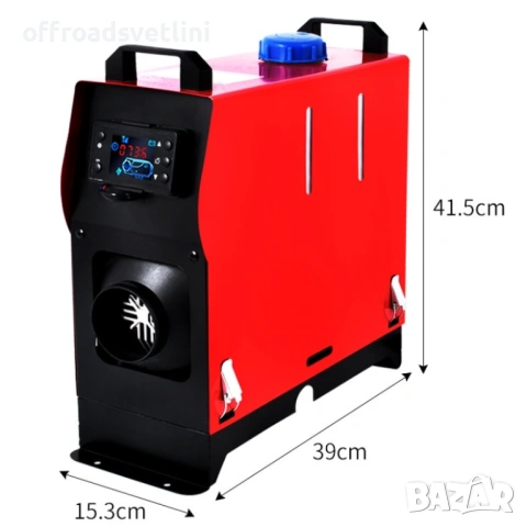 Суха Дизелова Печка HAWEK  8kW за кемпери бусове гаражи 12V 24V 220V, снимка 2 - Аксесоари и консумативи - 53142095