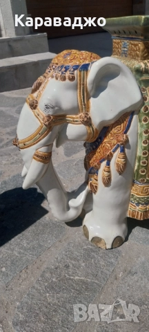 Старинни Слонове Поставки, снимка 6 - Декорация за дома - 51611130
