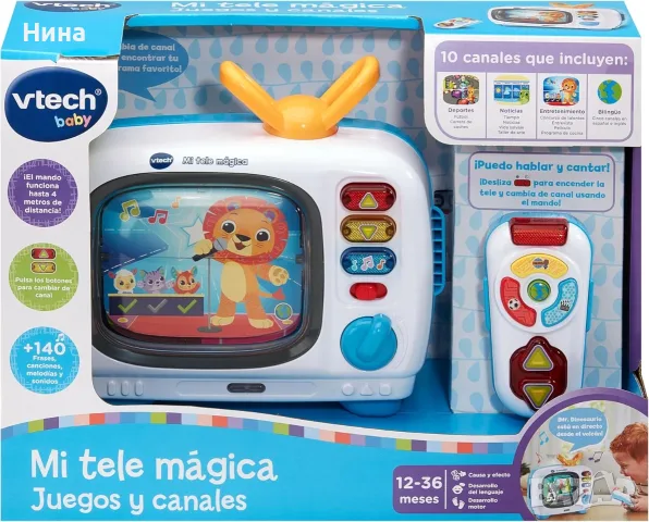 VTech Explore & Learn Smart TV двуезичен бебе смарт телевизор с дистанционно , снимка 4 - Образователни игри - 55877491