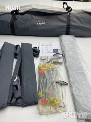 Сафари Рум Careless of Colorado Vacation'r Screen Room за кемпери RV с американски сенници 365-425см, снимка 18 - Палатки - 51584554