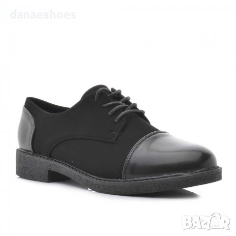 Дамски обувки с връзки от набук и кожа, снимка 2 - Дамски ежедневни обувки - 38403932