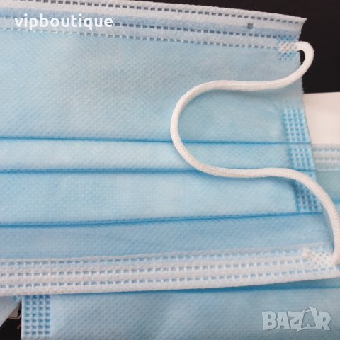 Медицински Еднократни Трипластови Предпазни Маски За Лице, снимка 2 - Медицински консумативи - 29235797