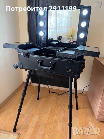 Голям куфар за грим и козметика Luvodi, снимка 5 - Друго оборудване - 52430990