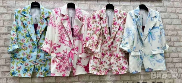 флорални овърсайз сака 