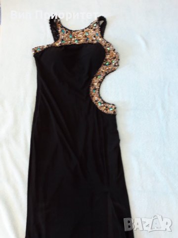 Скъпа , много скъпа вечерна тежка рокля с камъни , дълга , елегантна , за най-изискана дама, снимка 16 - Рокли - 37344146