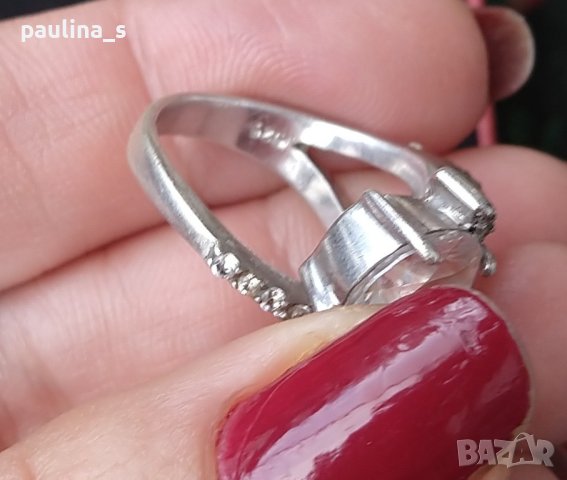 Изумителен сребърен пръстен проба 925 и житен клас , снимка 9 - Пръстени - 42322144