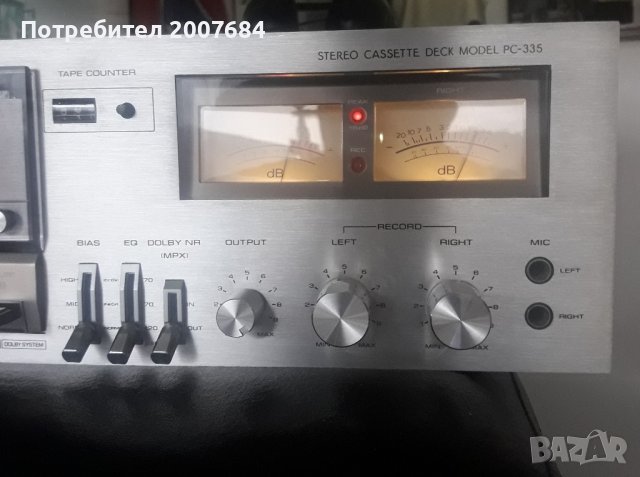 Toshiba stereo cassette deck PC-335, снимка 4 - Декове - 44269800