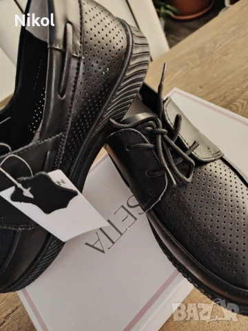 Обувки от естествена кожа No 41, снимка 3 - Дамски ежедневни обувки - 51289301