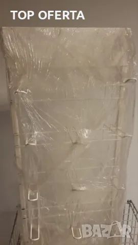 Стелаж Метален 11 окачвачи със стойка 73 х 34 см, снимка 3 - Стелажи и щандове - 47824945