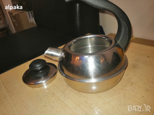 Продавам чайник алпака, двойно дъно, снимка 2 - Други - 44508123