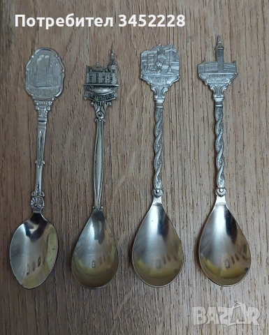 лъжички за колекционери 4 броя 