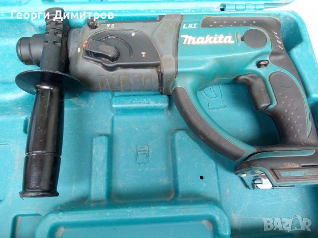 перфоратор Makita BHR202 - 18v, оригинал японски, 2 нови батерии 4Ah и оригинално японско зарядно, снимка 4 - Перфоратори - 37484231