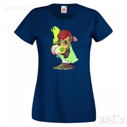 Дамска тениска DC Green Lantern Star Wars Игра,Изненада,Подарък,Геймър,, снимка 6 - Тениски - 36787174