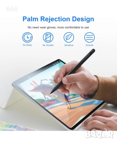 Стилус за iPad, Apple Pencil за iPad 9-то/10-то поколение, снимка 6 - Друга електроника - 54134251